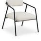 Carly Boucle Fabric Accent Chair