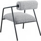 Carly Boucle Fabric Accent Chair