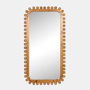 23x45" Knobby Rectangular Mirror, Natural