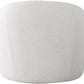 Acadia Boucle Fabric and Vegan Leather Accent Chair