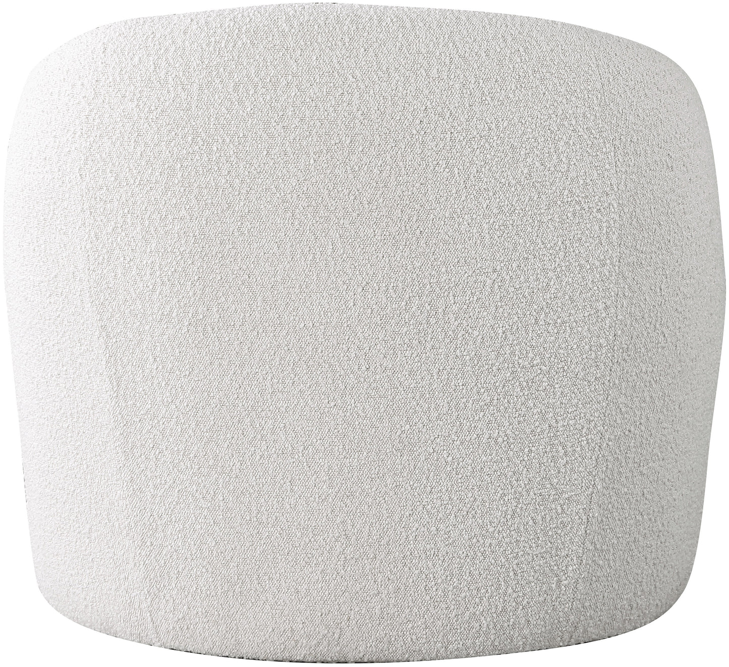 Acadia Boucle Fabric and Vegan Leather Accent Chair
