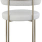 Beacon Vegan Leather and Boucle Fabric Dining Chair
