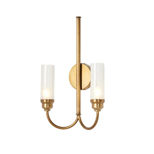 DARBY SCONCE-HIERRO DE LATÓN ANTIGUO