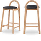 Calvin Vegan Leather Counter Stool
