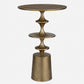 FLIGHT ACCENT TABLE, BRASS