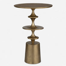 Cargar imagen en el visor de la galería, FLIGHT ACCENT TABLE, BRASS
