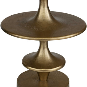 FLIGHT ACCENT TABLE, BRASS