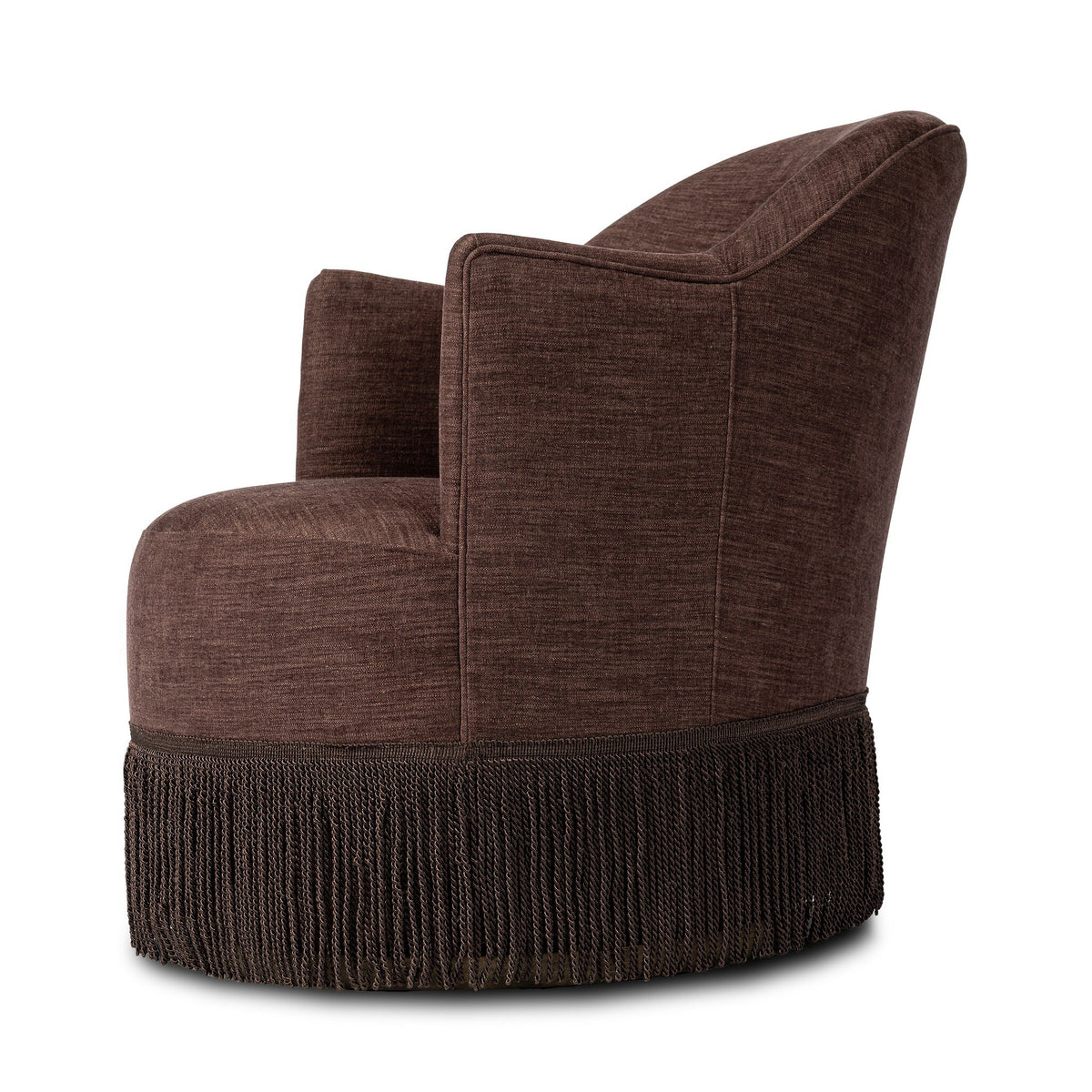 Aurora Fringe Swivel Chair