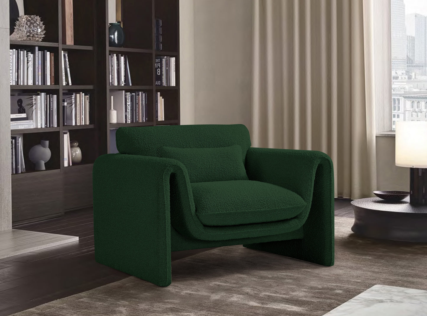 Stylus Boucle Fabric Chair