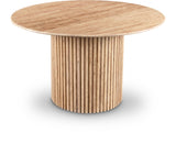 Genoa 48" Travertine Dining Table