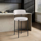 Beacon Boucle Fabric  Bar / Counter Stools