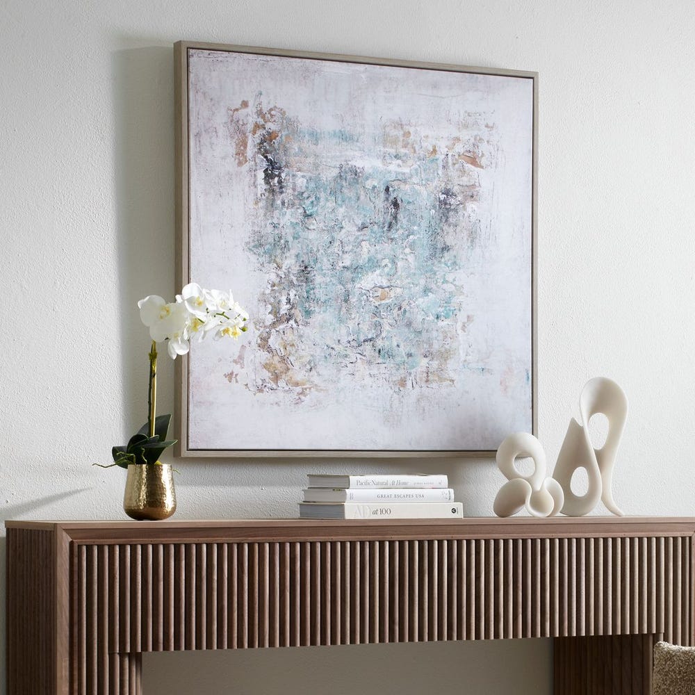 Find Me Here Framed Canvas