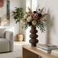 DOVERBROOK BROWN VASE 17 (IN)