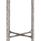Jessa Forged Metal Tall Round End Table