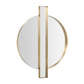 Carri Gold Round Wall Mirror