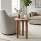 BELLWORTH WHITE TABLE 23 (IN)