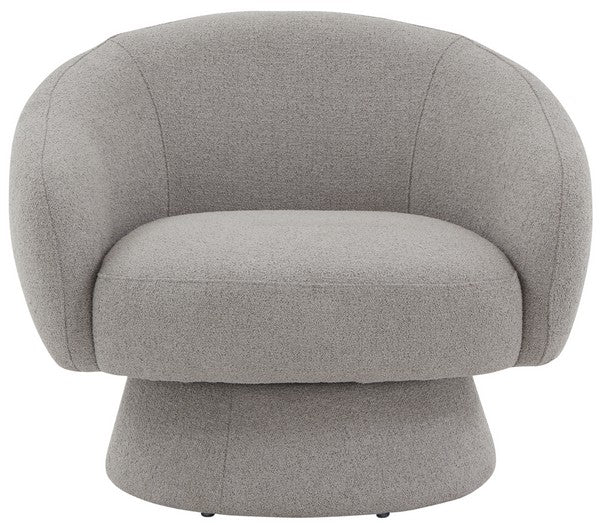 Petryna Boucle Swivel Accent Chair