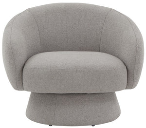 Petryna Boucle Swivel Accent Chair
