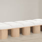 Pavilion Boucle Fabric 10pc. Modular Bench
