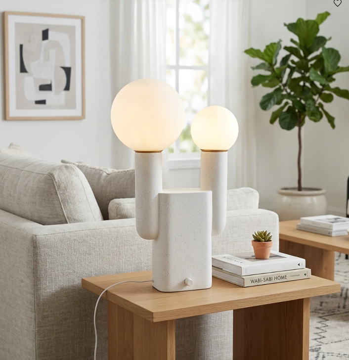 HOBARTVIEW WHITE LAMP 20 (IN)