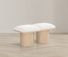 Cargar imagen en el visor de la galería, Pavilion Boucle Fabric 2pc. Modular Bench
