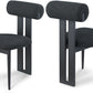 Dario Boucle Fabric Dining Chair
