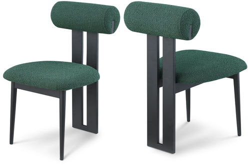 Dario Boucle Fabric Dining Chair