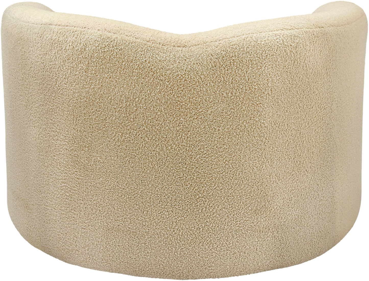 Kali Faux Shearling Teddy Fabric Chair