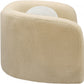 Kali Faux Shearling Teddy Fabric Chair