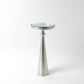 Minaret Accent Table-Satin Nickel