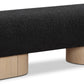 Robertson Boucle Fabric Bench