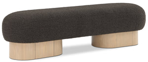 Robertson Boucle Fabric Bench