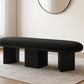 Wilshire Boucle Fabric Upholstered Bench
