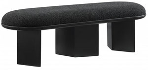 Wilshire Boucle Fabric Bench