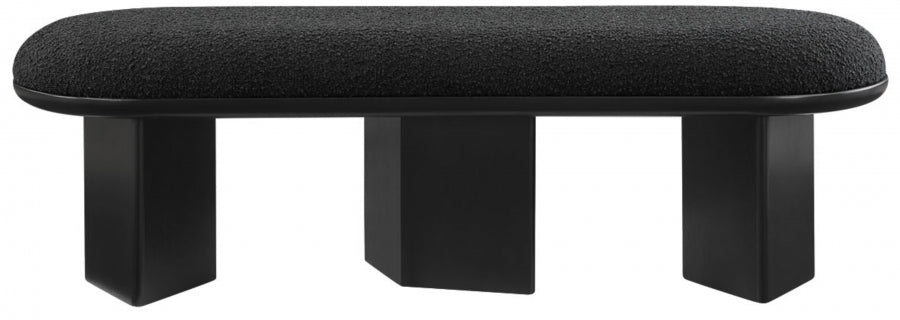 Wilshire Boucle Fabric Upholstered Bench