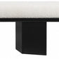 Wilshire Boucle Fabric Upholstered Bench