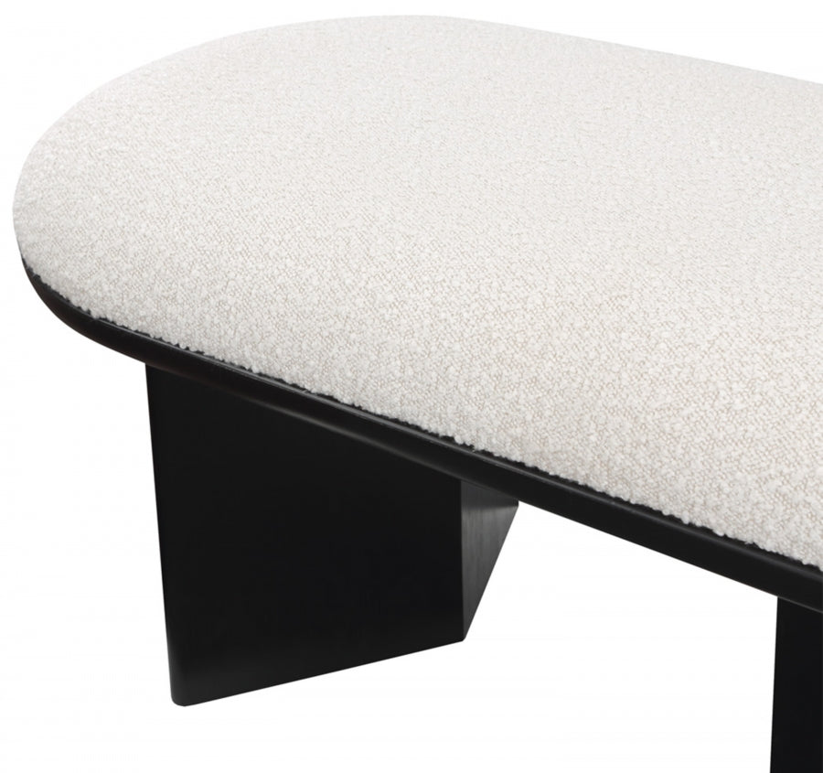 Wilshire Boucle Fabric Upholstered Bench