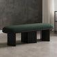 Wilshire Boucle Fabric Upholstered Bench