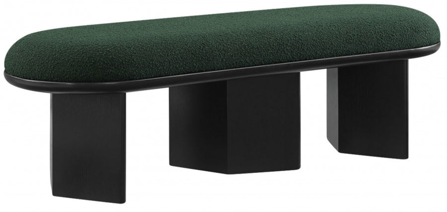 Wilshire Boucle Fabric Upholstered Bench