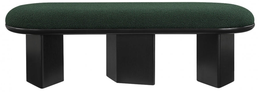 Wilshire Boucle Fabric Upholstered Bench