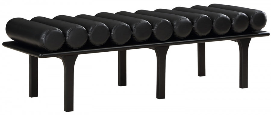 Landon Vegan Leather Upholstered Bench