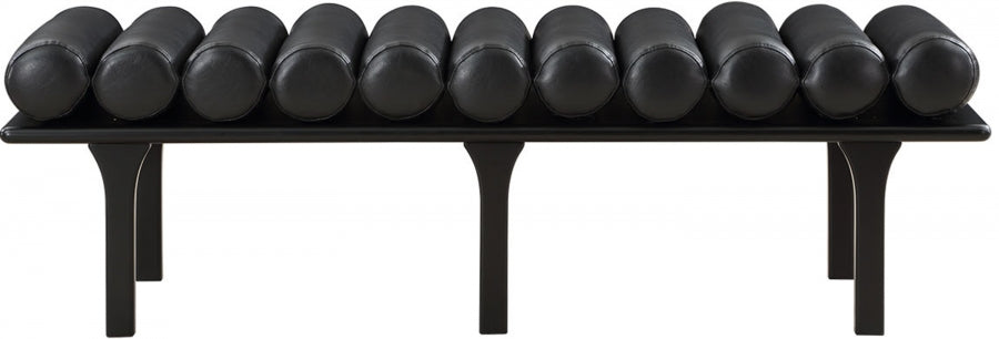 Landon Vegan Leather Upholstered Bench
