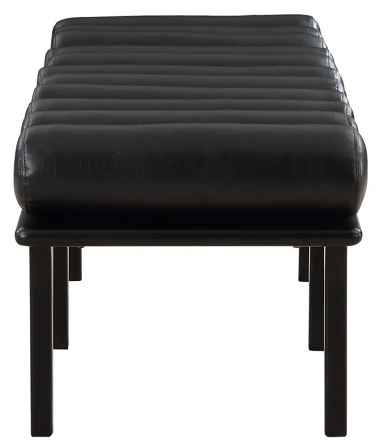 Landon Vegan Leather Upholstered Bench