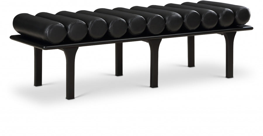 Landon Vegan Leather Upholstered Bench