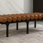 Landon Vegan Leather Upholstered Bench