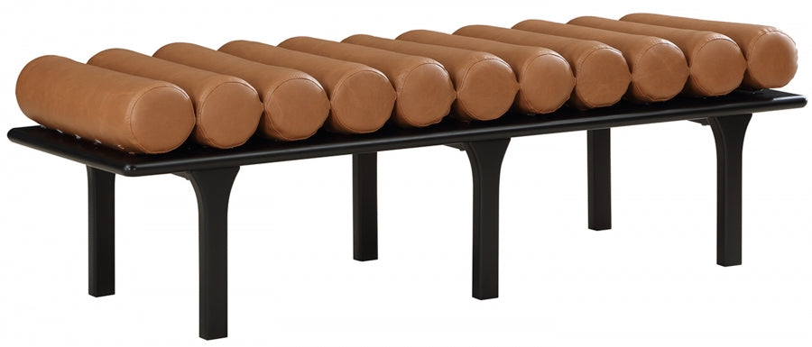 Landon Vegan Leather Upholstered Bench