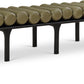 Landon Vegan Leather Upholstered Bench