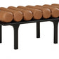 Landon Vegan Leather Upholstered Bench
