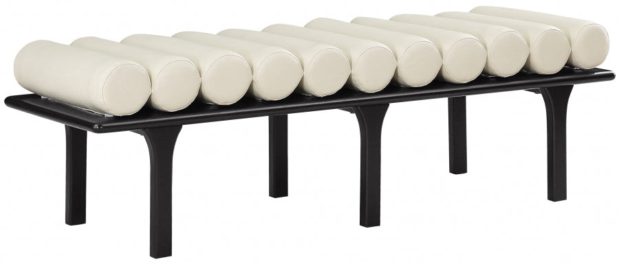 Landon Vegan Leather Upholstered Bench