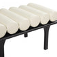 Landon Vegan Leather Upholstered Bench